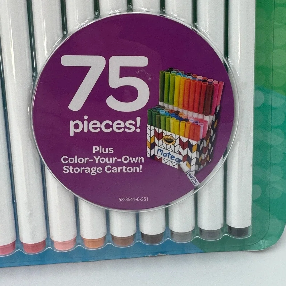 Crayola Super Color Set‎ 75 Piece Art Kit Washable Marker Set Kids Crafts NEW